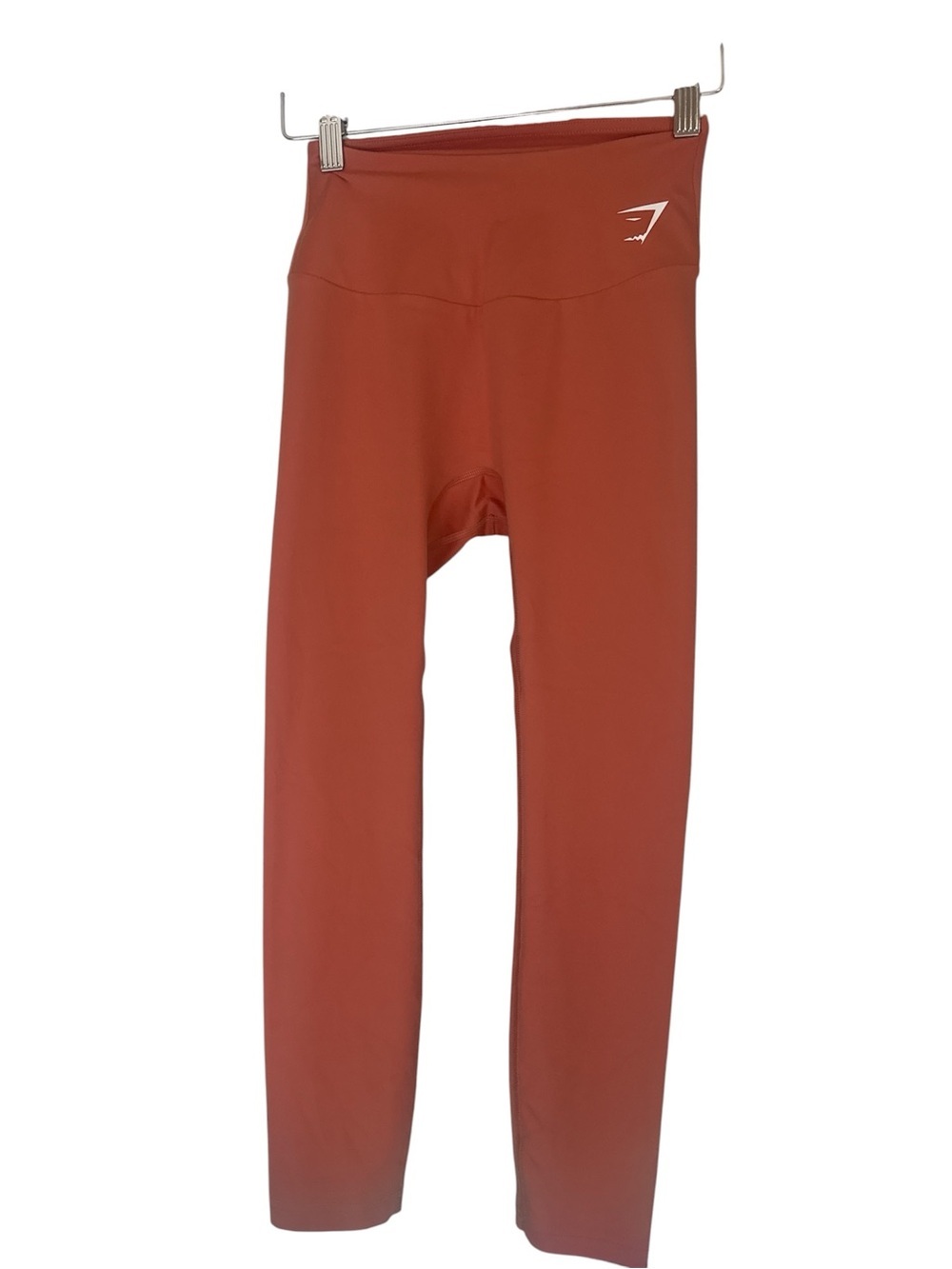 Gymshark High Waisted Leggings Orange Size Small, 22”